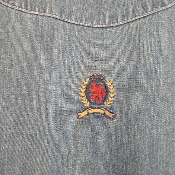 Vintage Tommy Hilfiger Denim L/S Button Down M - Picture 4 of 13